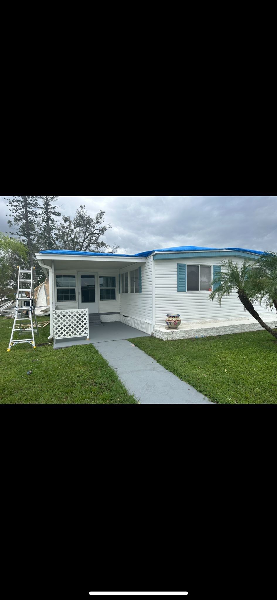 Hurricane Damage using board up by SuperClean 