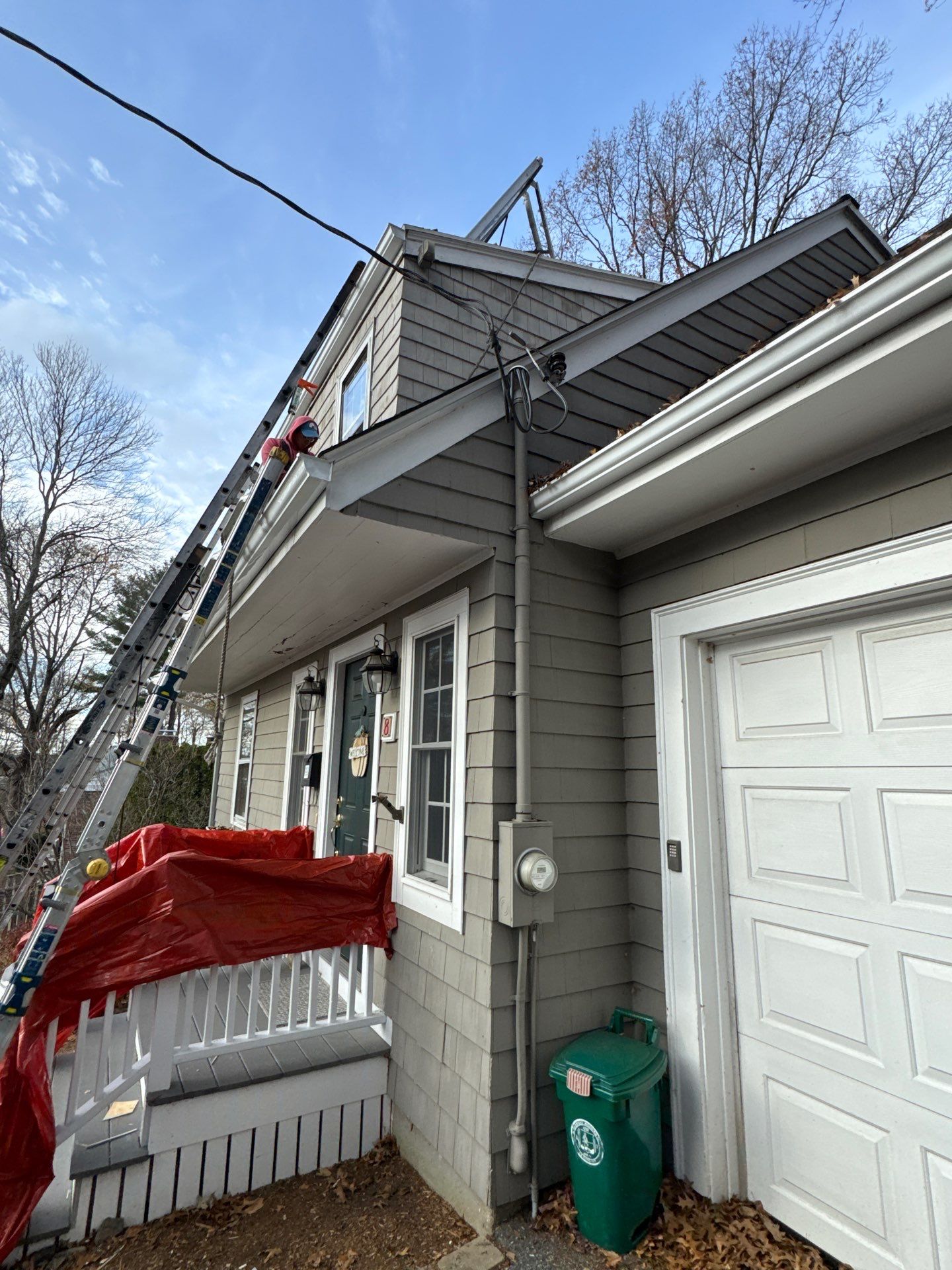 Lexington Complete EPDM Roof with Dormer Cedar Shake & Trim Restoration by Mighty Dog Roofing of Greater Middlesex County