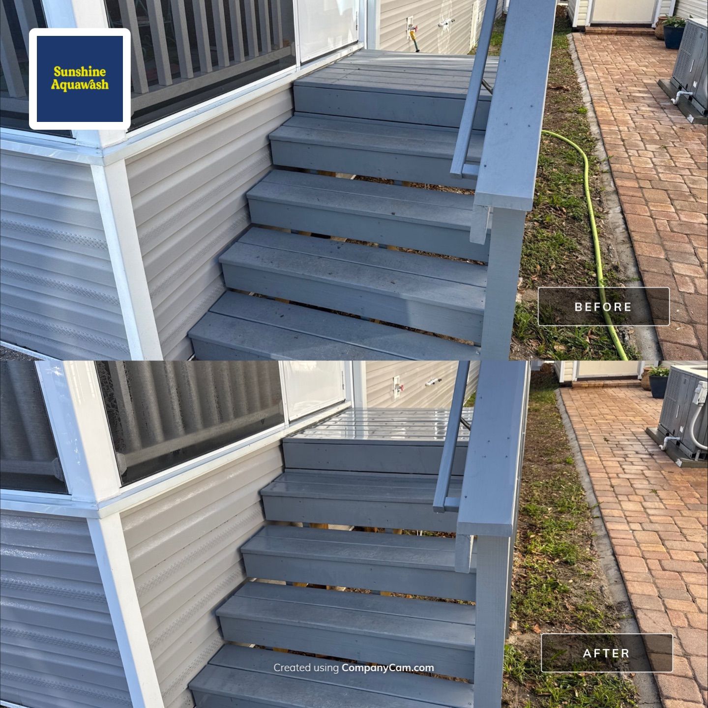 On-the-Spot Mobile Home House Wash in Terra Ceia, FL | Fisherman’s Cove RV Resort by Sunshine AquaWash