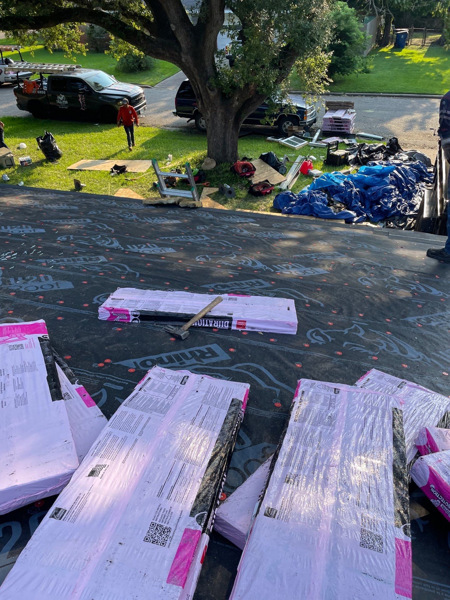 Residential Roofing Repair using Owen's Corning Duration (Lifetime) Shingles by Roof Repair Company