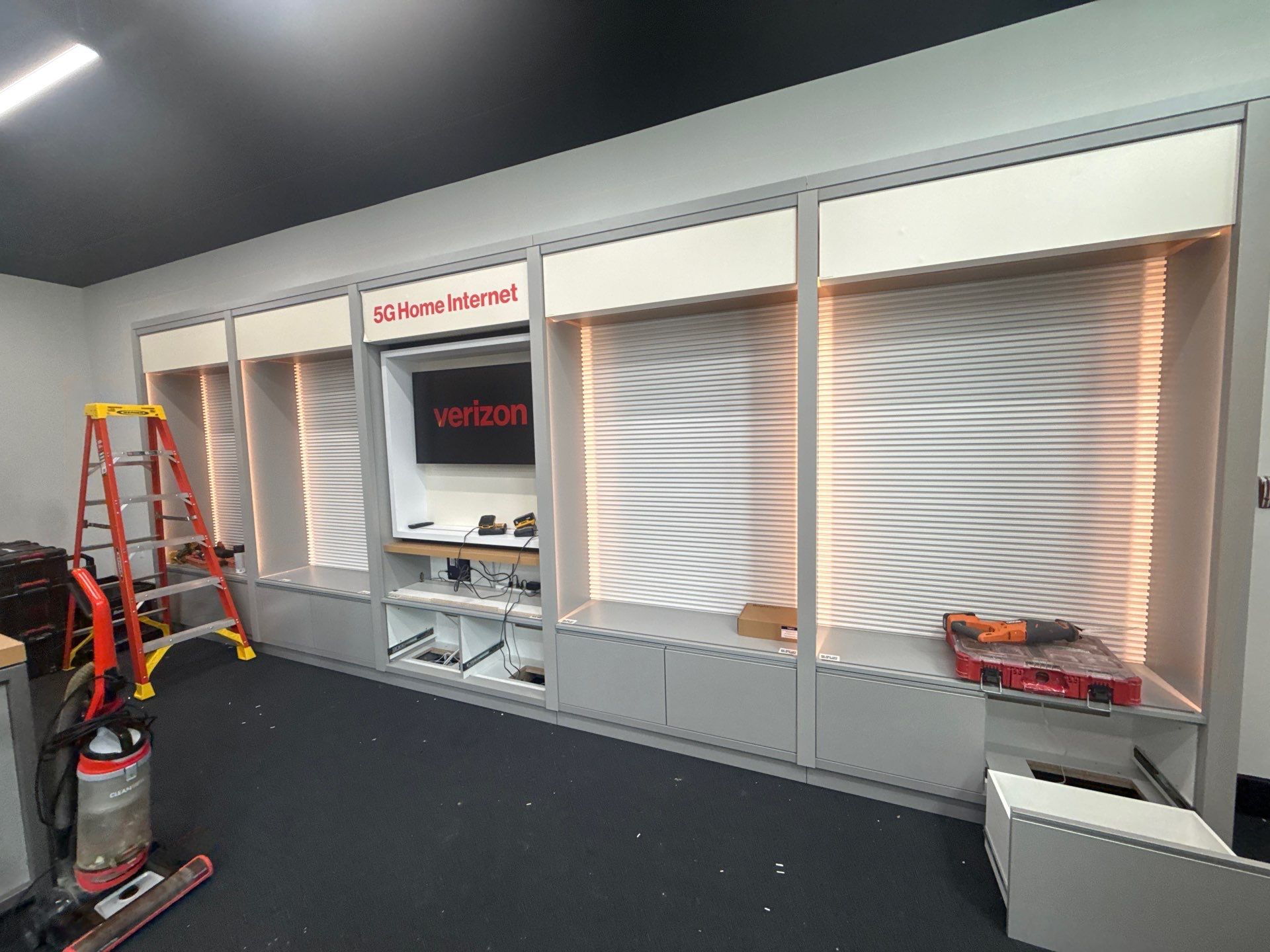Commercial Retail Build Out for Verizon Mobile in Atlanta by Mark Allan Contracting