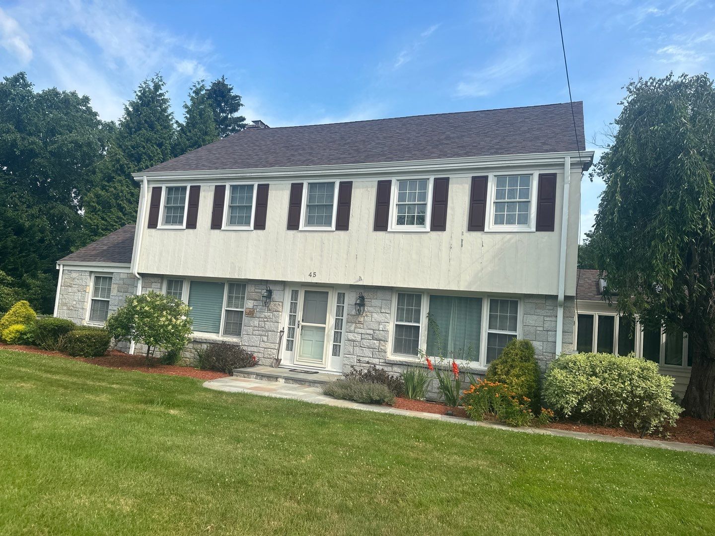 Siding Installation using Hardie Plank Artic white by A Plus Exterior