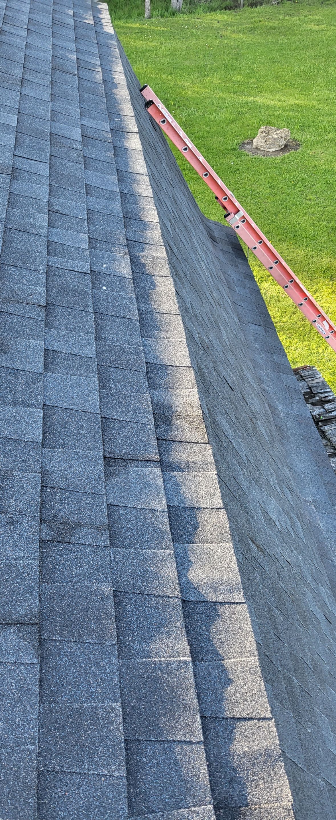 ATLAS PINNACLE COLOR: BLACK SHADOW DRIP EDGE: WHITE by Eagle Eye Roofing