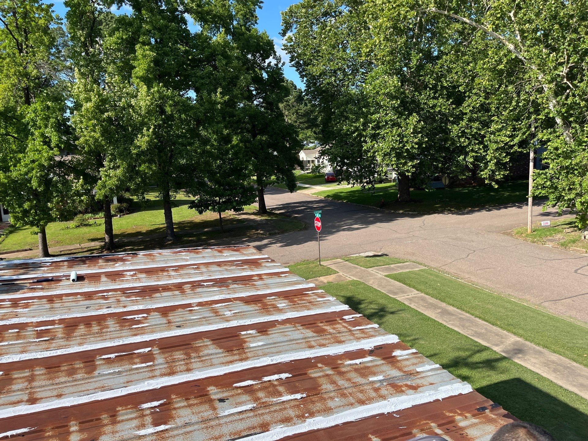 Residential Asphalt Shingle Repair and Metal Roof Coating in Durant by BANA Roofing and Solar Supply