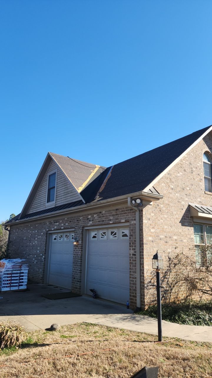 GAF Weathered Wood and Custom Copper by Just In Time Roofing and Restoration