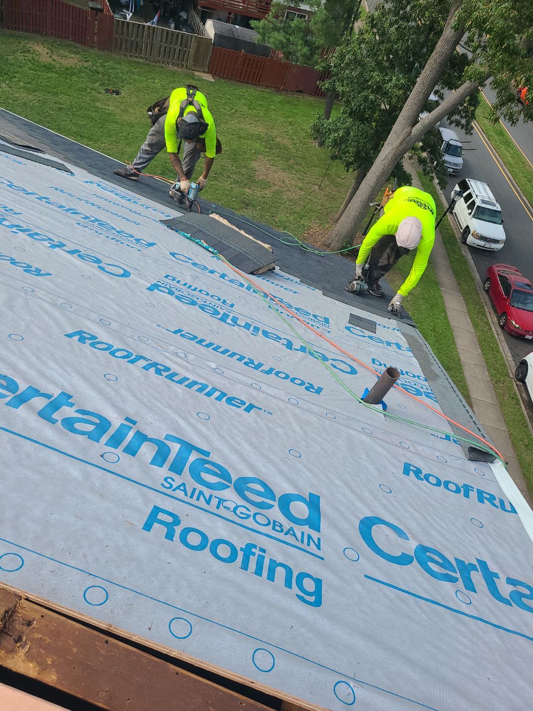 Woodbridge: Residential Roof Replacement with CertainTeed Landmark Shingles in Charcoal Black by RM Banning, Inc.