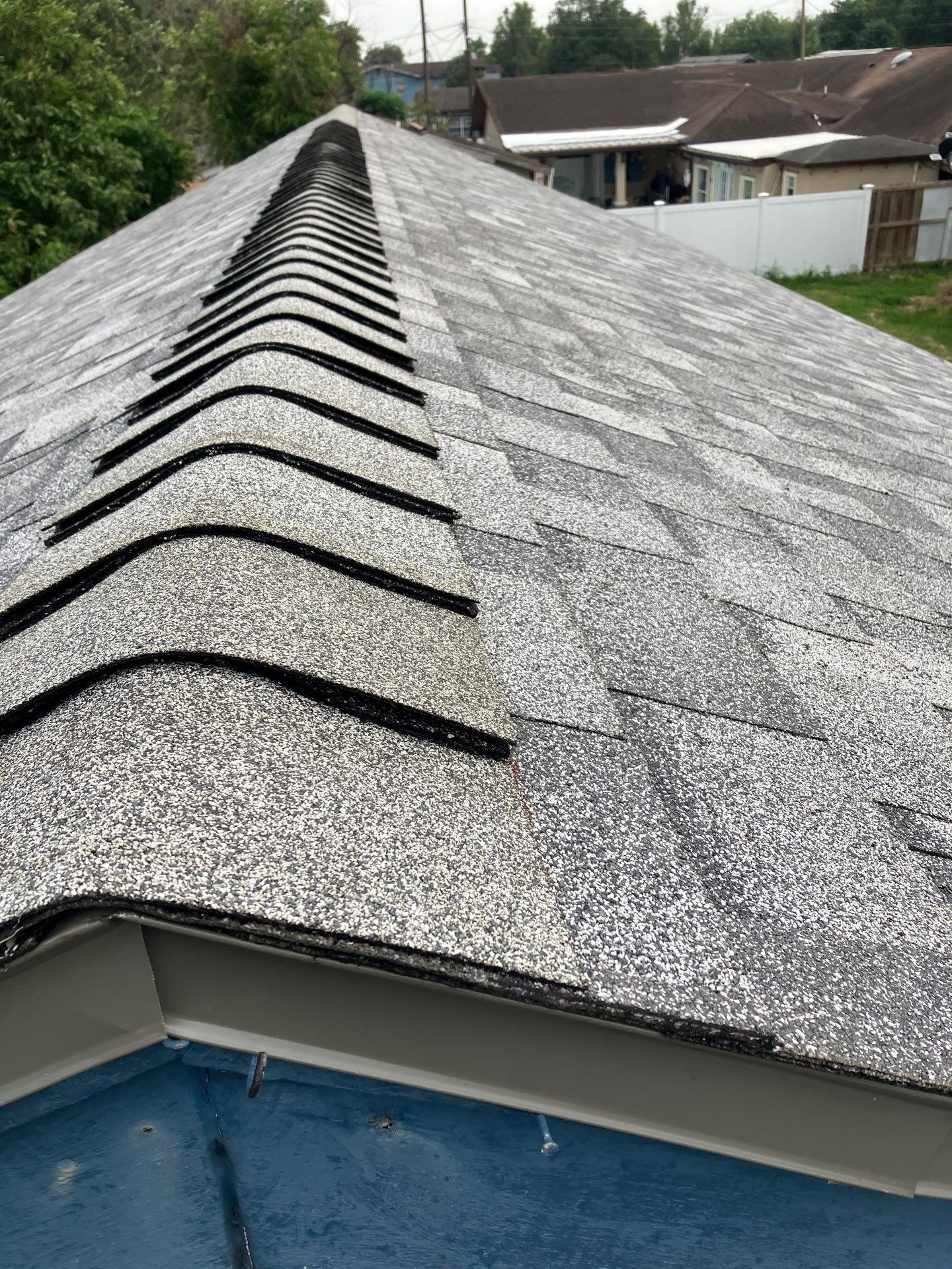 Project in Donna by Bison Roofing  
