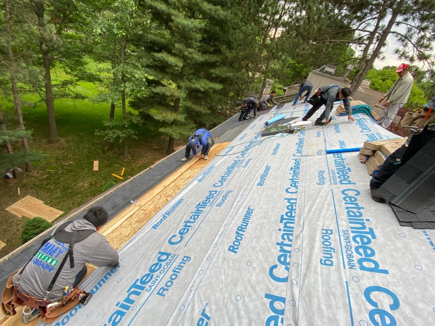 Roof Replacement using CertainTeed Landmark by 180 Contractors