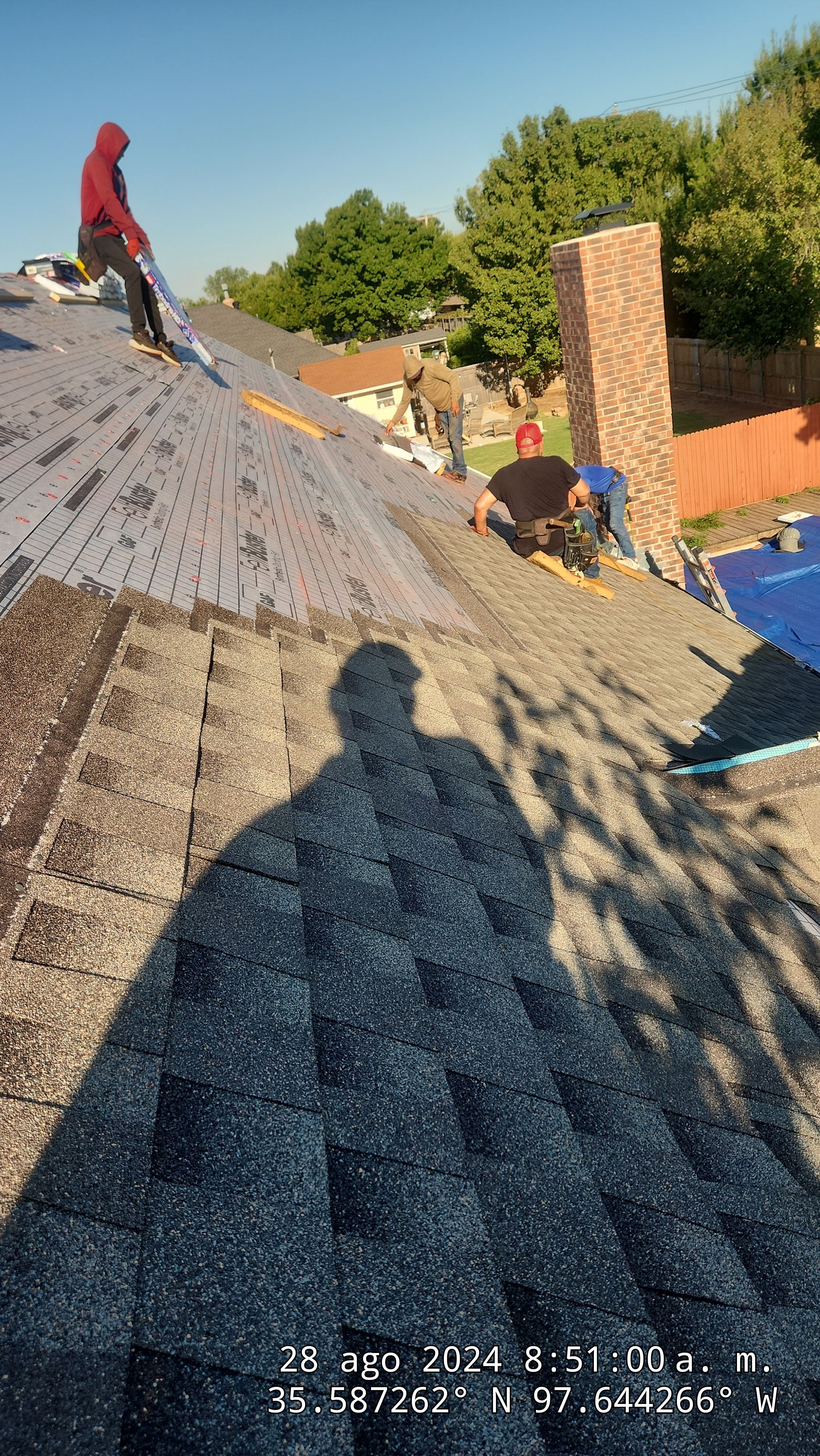 Residential Roofing Installation using GAF by Castillo Roofing