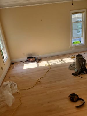 Simple bedroom installation by Accent Custom Floors