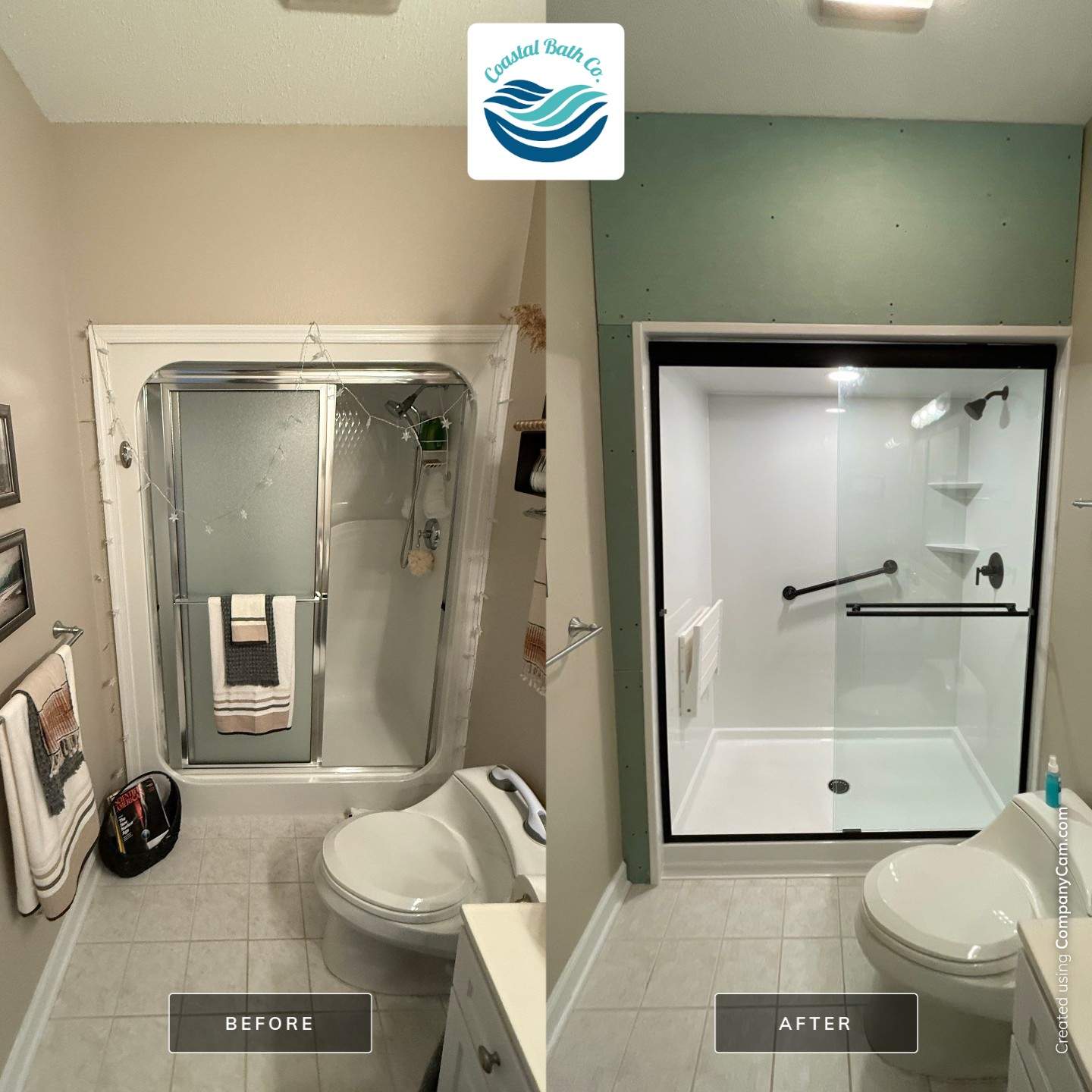 Job photos by Coastal Bath Company