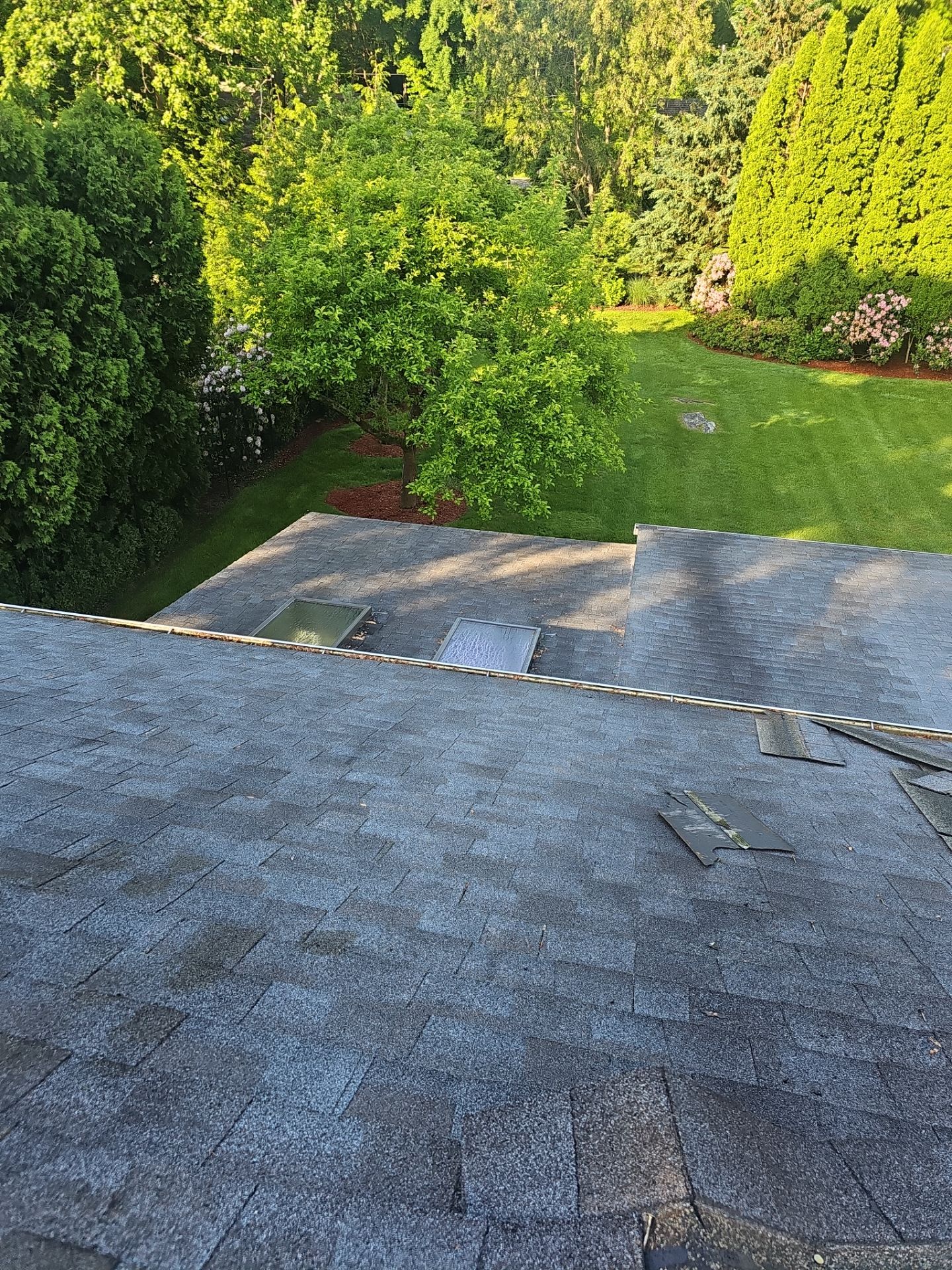 Residential Roofing Installation using Tamko Titan XT - Old English Pewter by A Plus Exterior