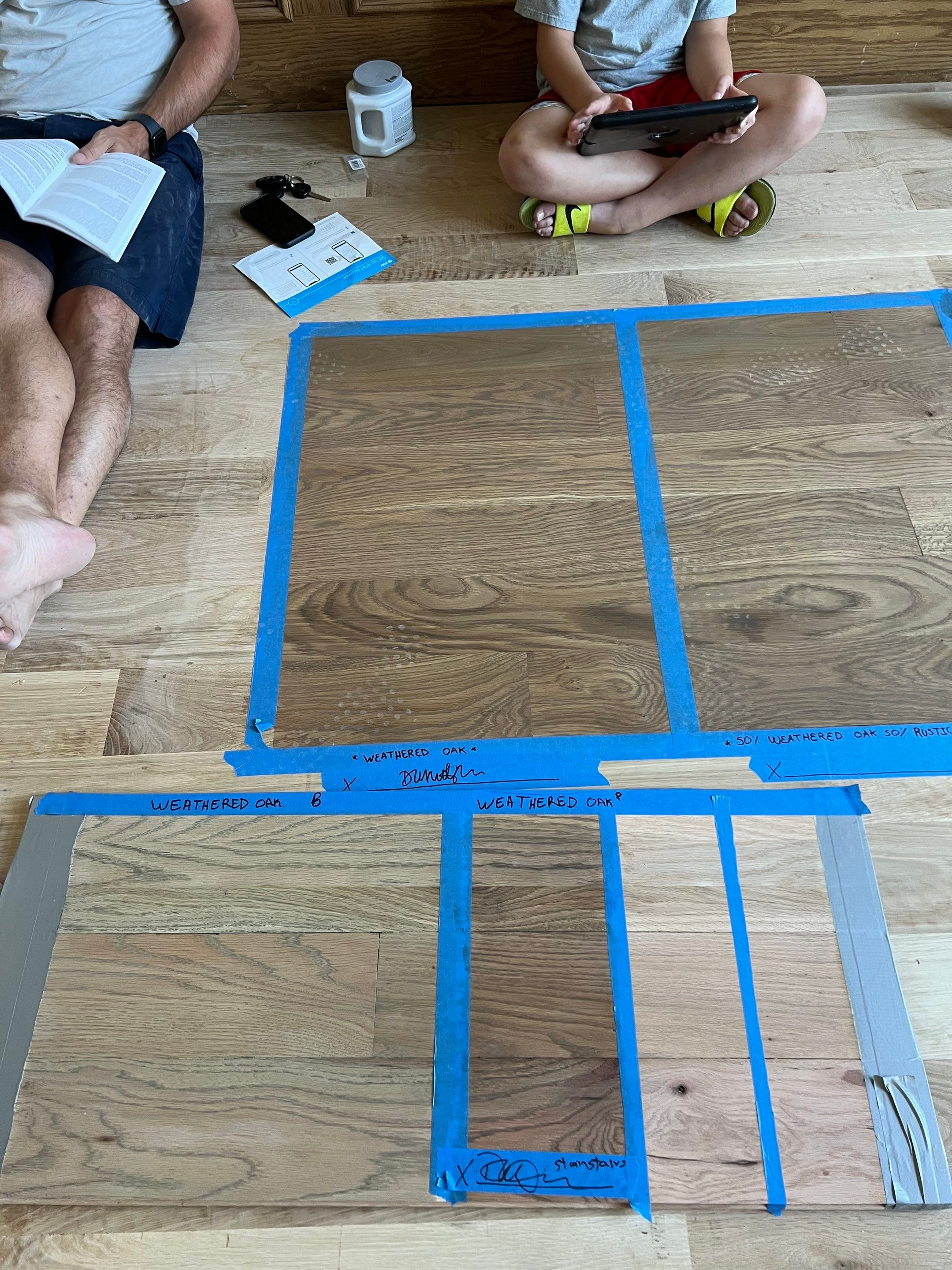 From Traditional to a Contemporary Grey by Bernard Hardwood Floors
