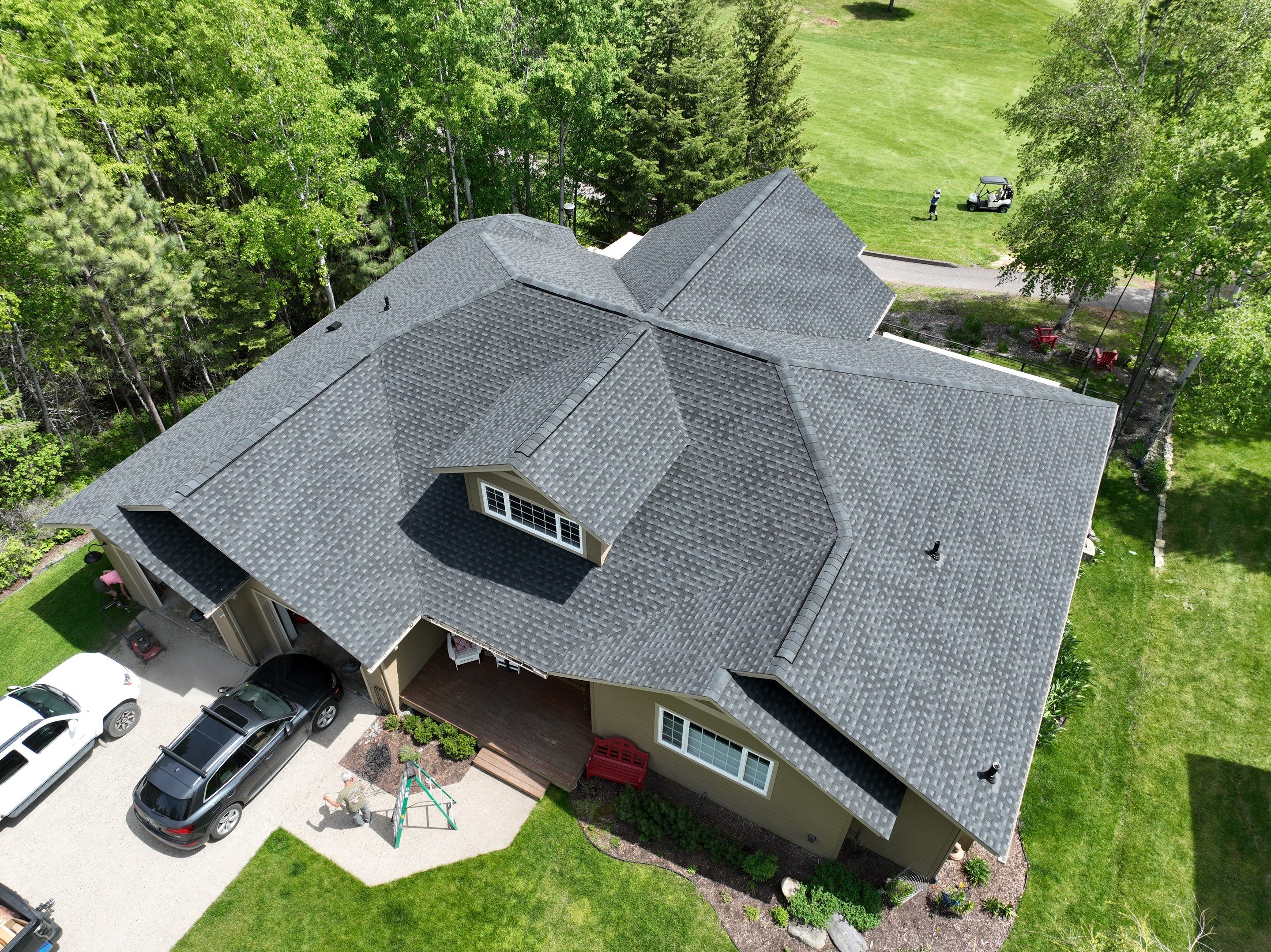 GAF HDZ Charcoal Roof Replacement  by Montana Roofing Solutions