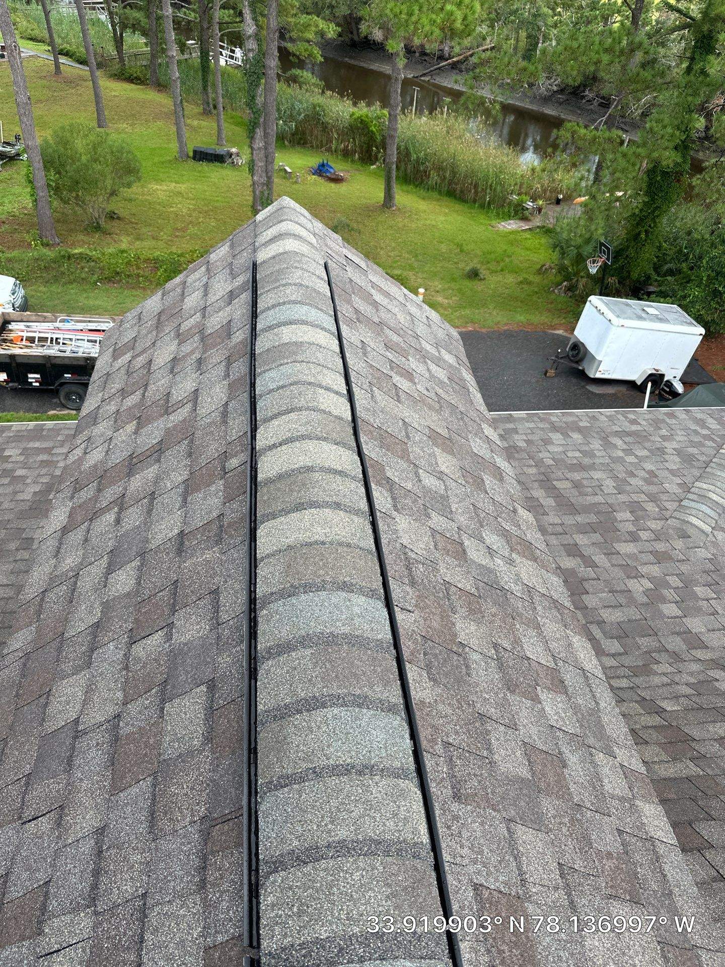 CertainTeed Landmark Weatheredwood Roof Replacement by RGR Construction and Roofing, LLC