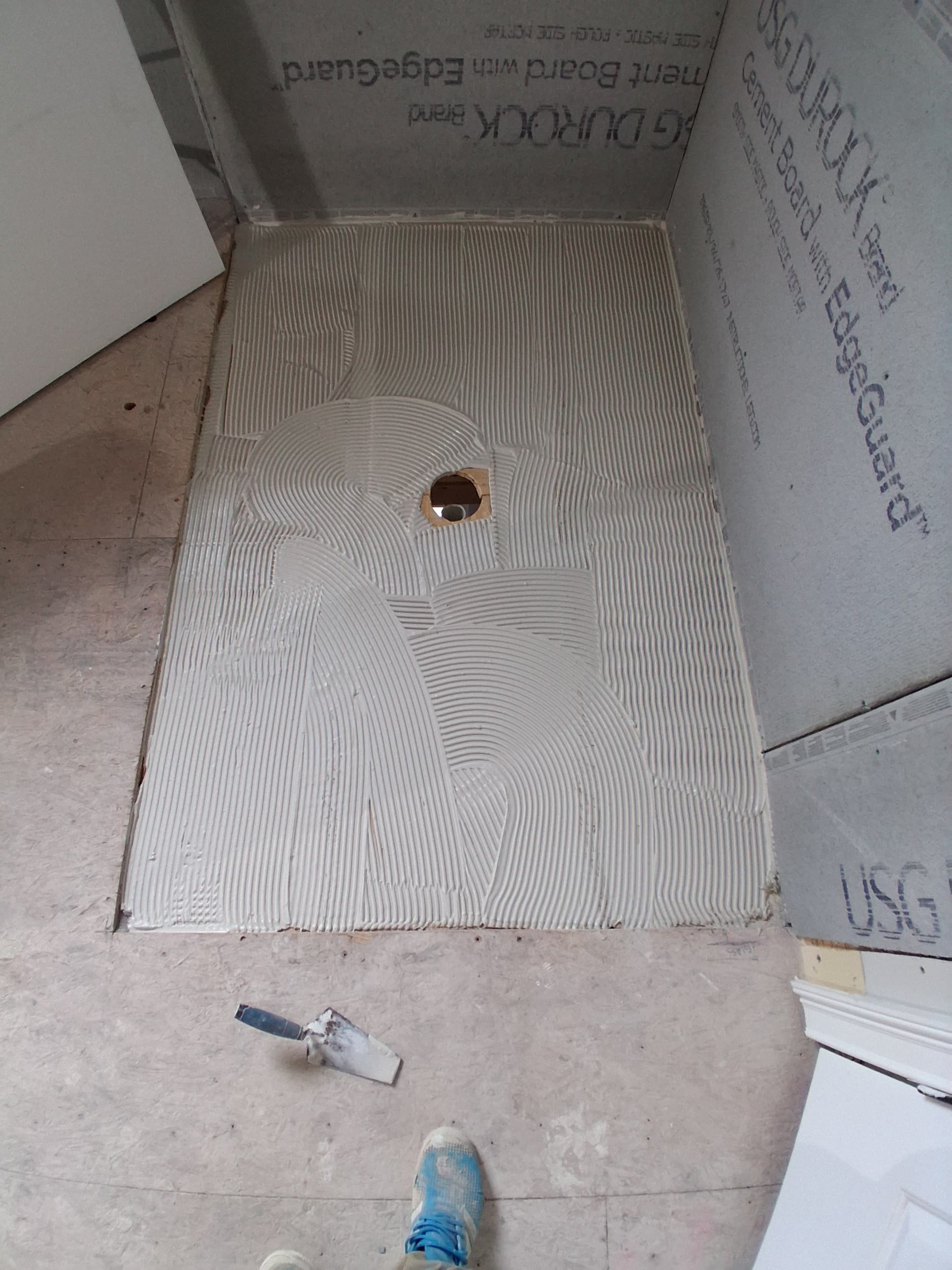 Master bathroom renovation by Prudencio