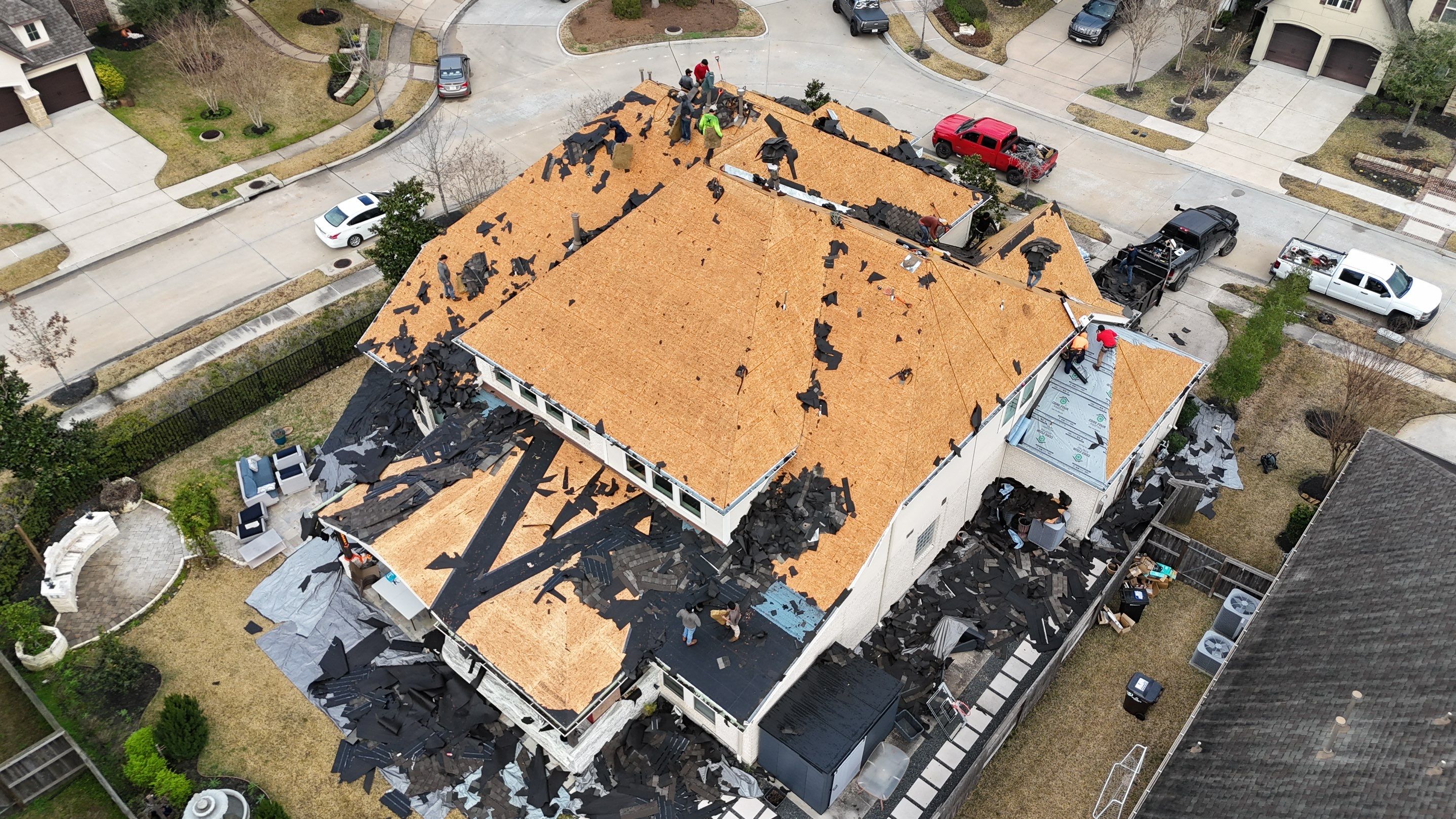 Roof Replacement in Cypress after Customer sustained Hail Damage! by Core Four Roofing