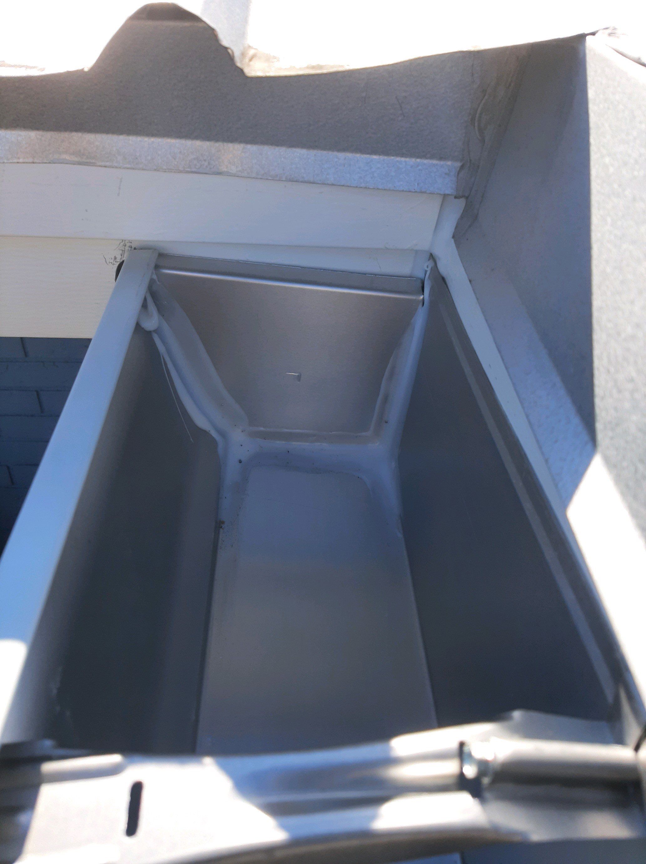 Gutter Installation using K-Style Seamless Gutters and Soffit and Fascia Replacement by Gutter Professors