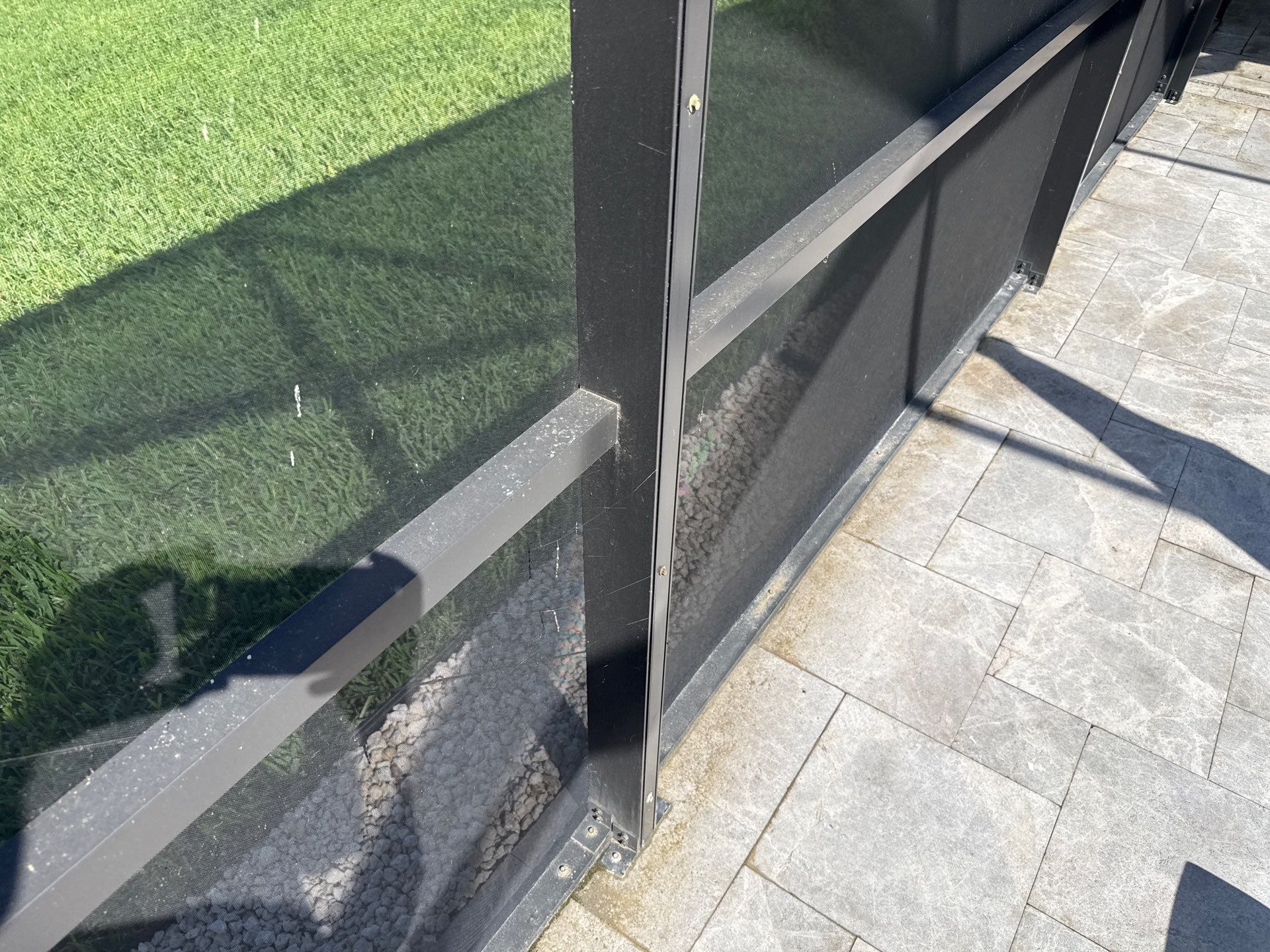 Travertine Pool Deck, Lanai & Screen Enclosure Cleaning Near Manatee River | Bradenton, FL by Sunshine AquaWash