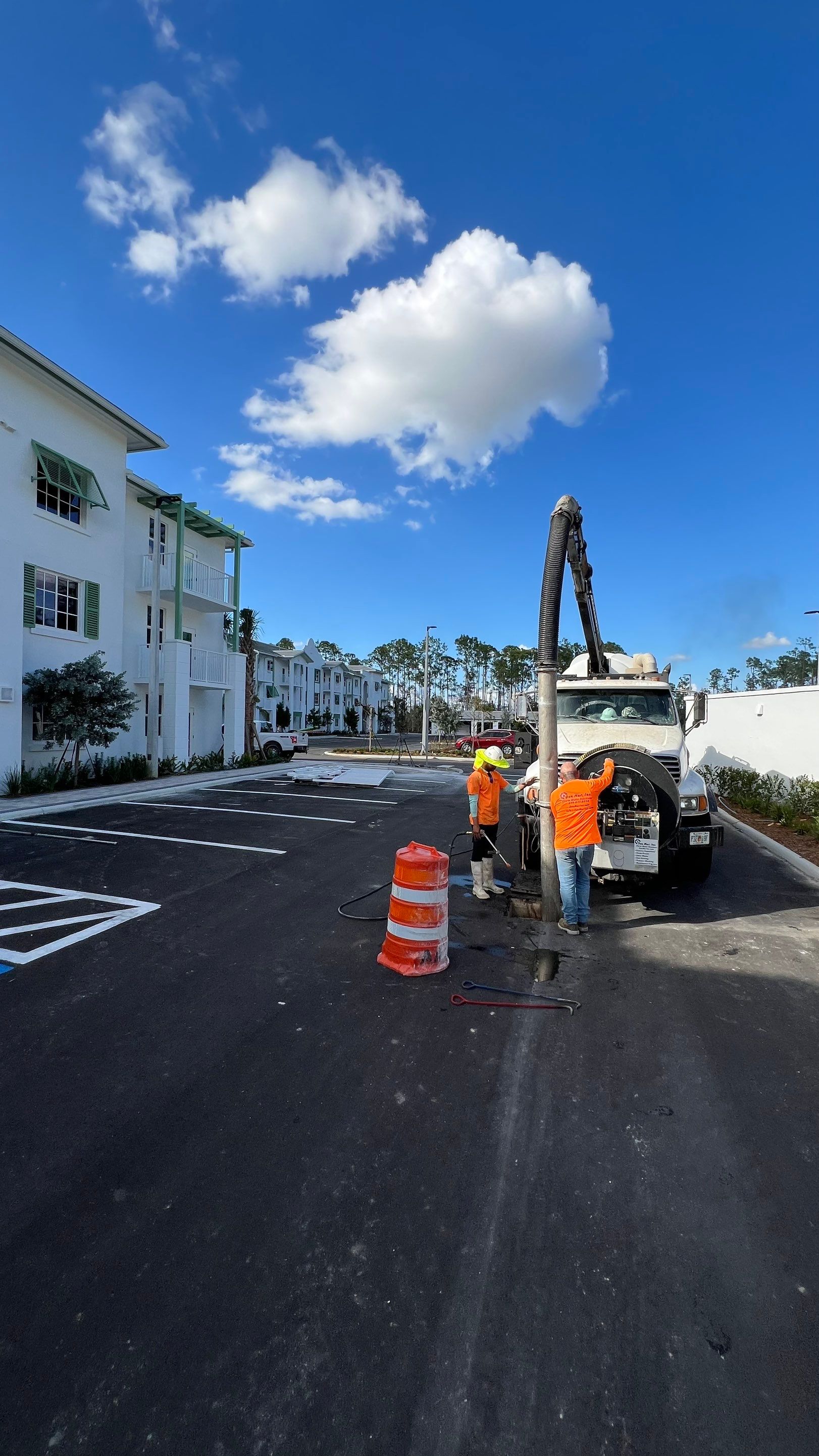 New Construction Condo Community Stormwater System Maintenance  by APS Power & Water