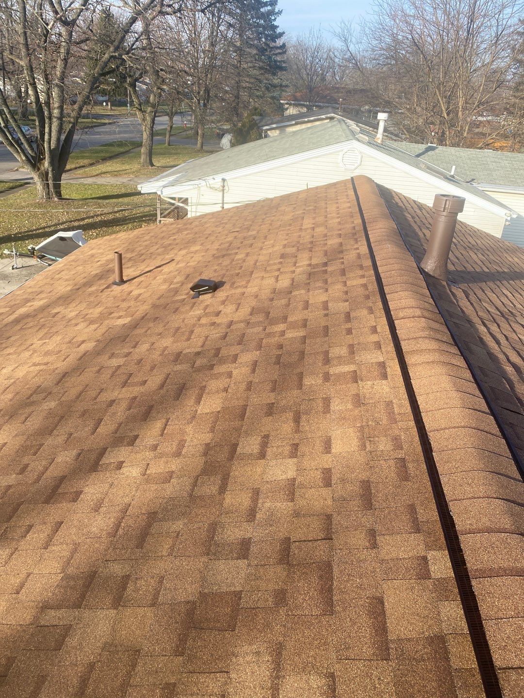 Residential Roofing Installation using Owens Corning Oakridge, Desert Tan by Absolute Roofing and Construction