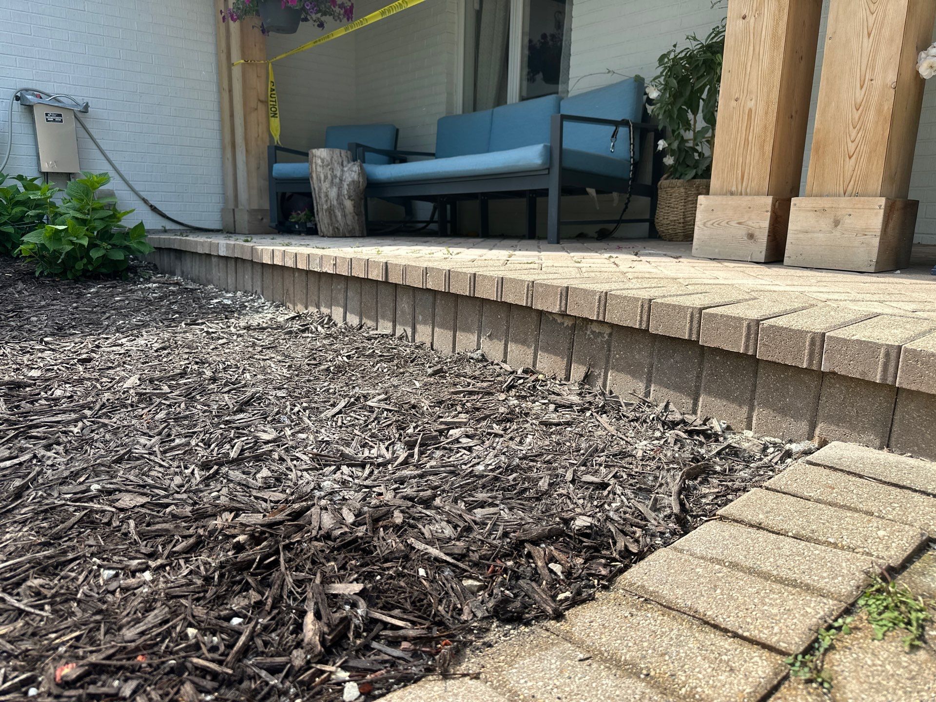 Brick paver repair, cleaning and sealing by Northern Power Washing LLC.