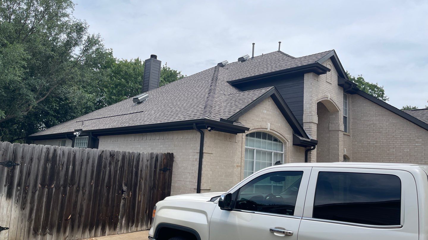 Full Exterior Remodel (Roofing, painting, Gutters) & Interior Damage Repair & Painting by First United Roofing & Construction