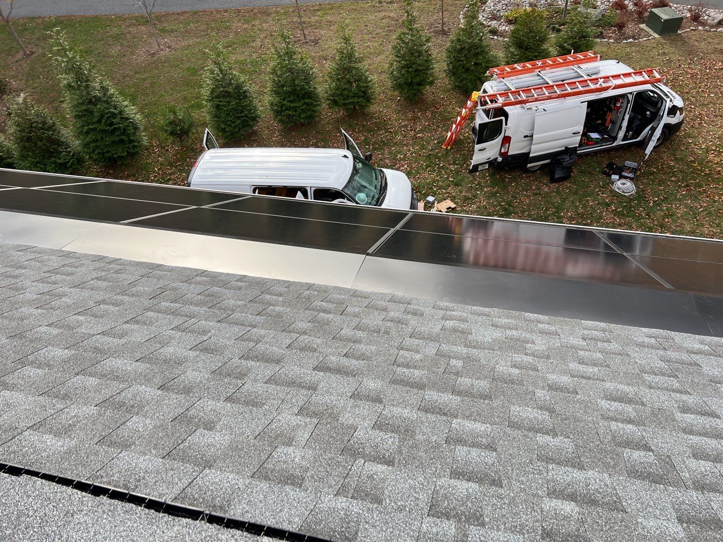 Solar Roof using GAF Decotech integrated panels by American Home Contractors