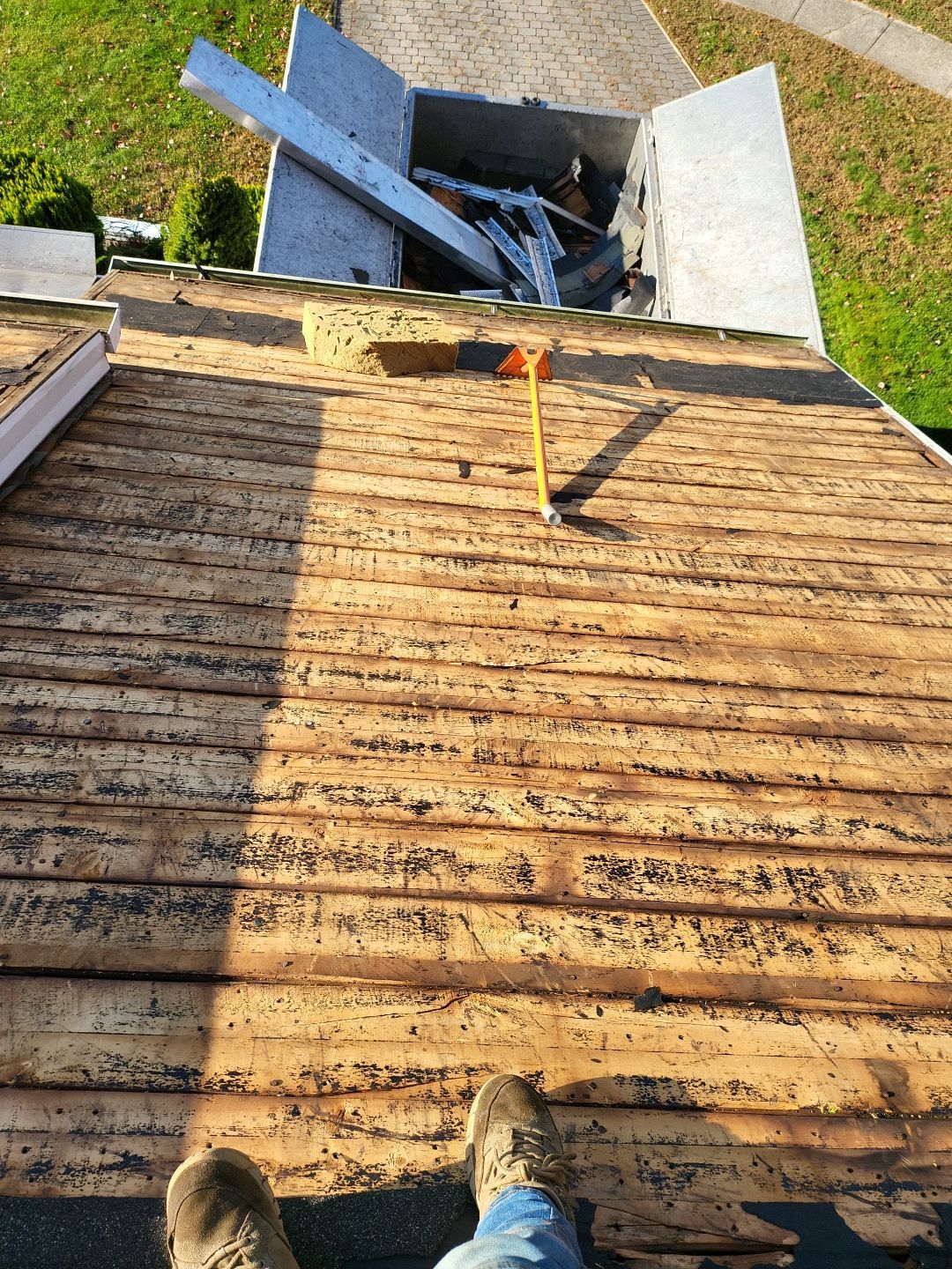 Residential Roofing Installation using Owens Corning TruDefinition Slatestone Gray by A Plus Exterior