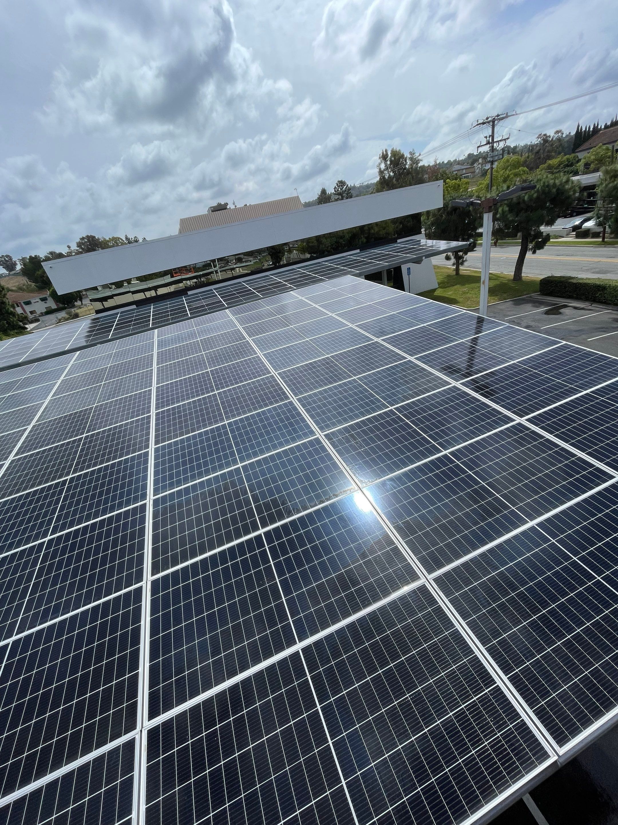 Commercial Solar Panel Cleaning by Palm Coast Solar Cleaning