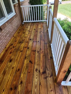 Deck using Wood Sealant