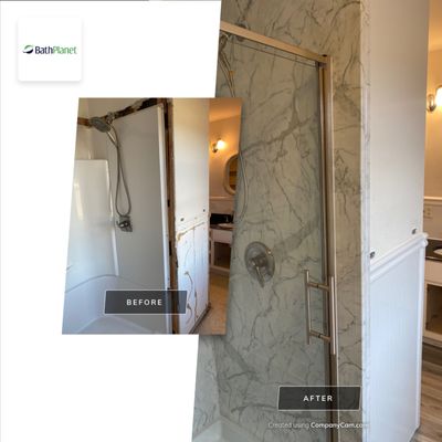 Shower, Walls, and Floor