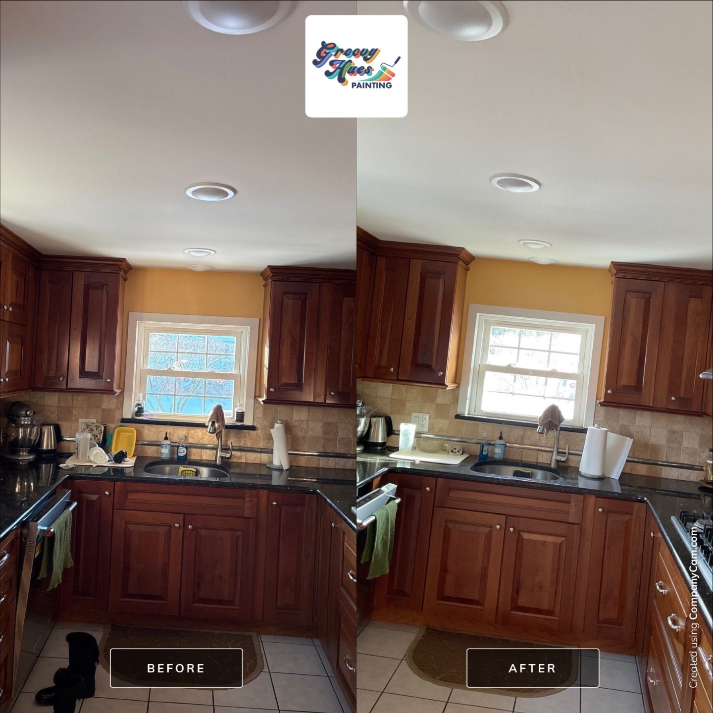 Warm Color and a Fresh Flow Through the Home by Groovy Hues