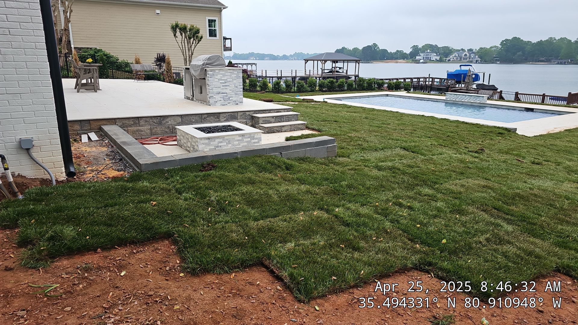 Hardscape Installation using Irrigation by Carolina-Metro Landscape, Inc