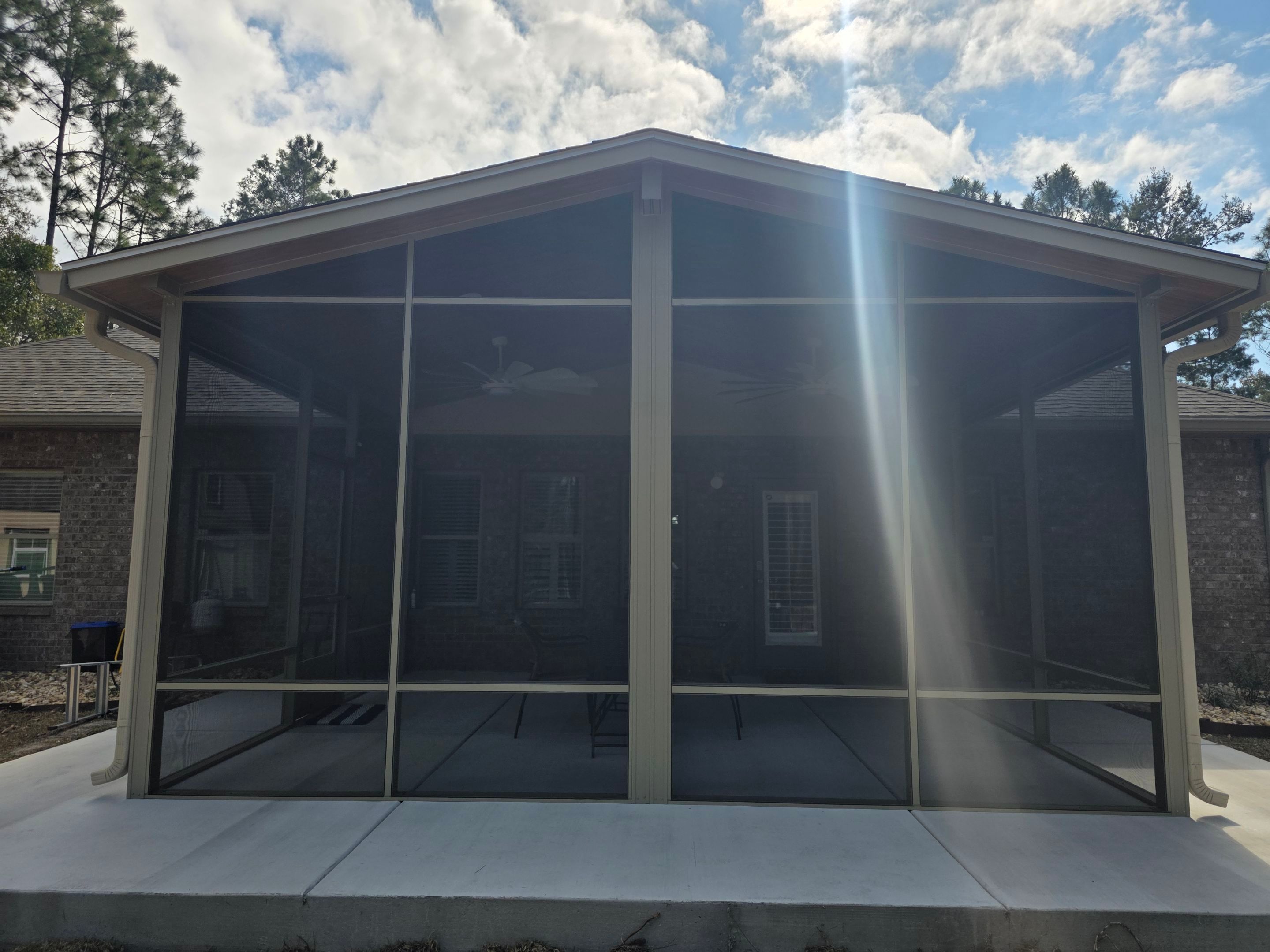 Steelwood Cathedral Screen Room by Titan Sunrooms