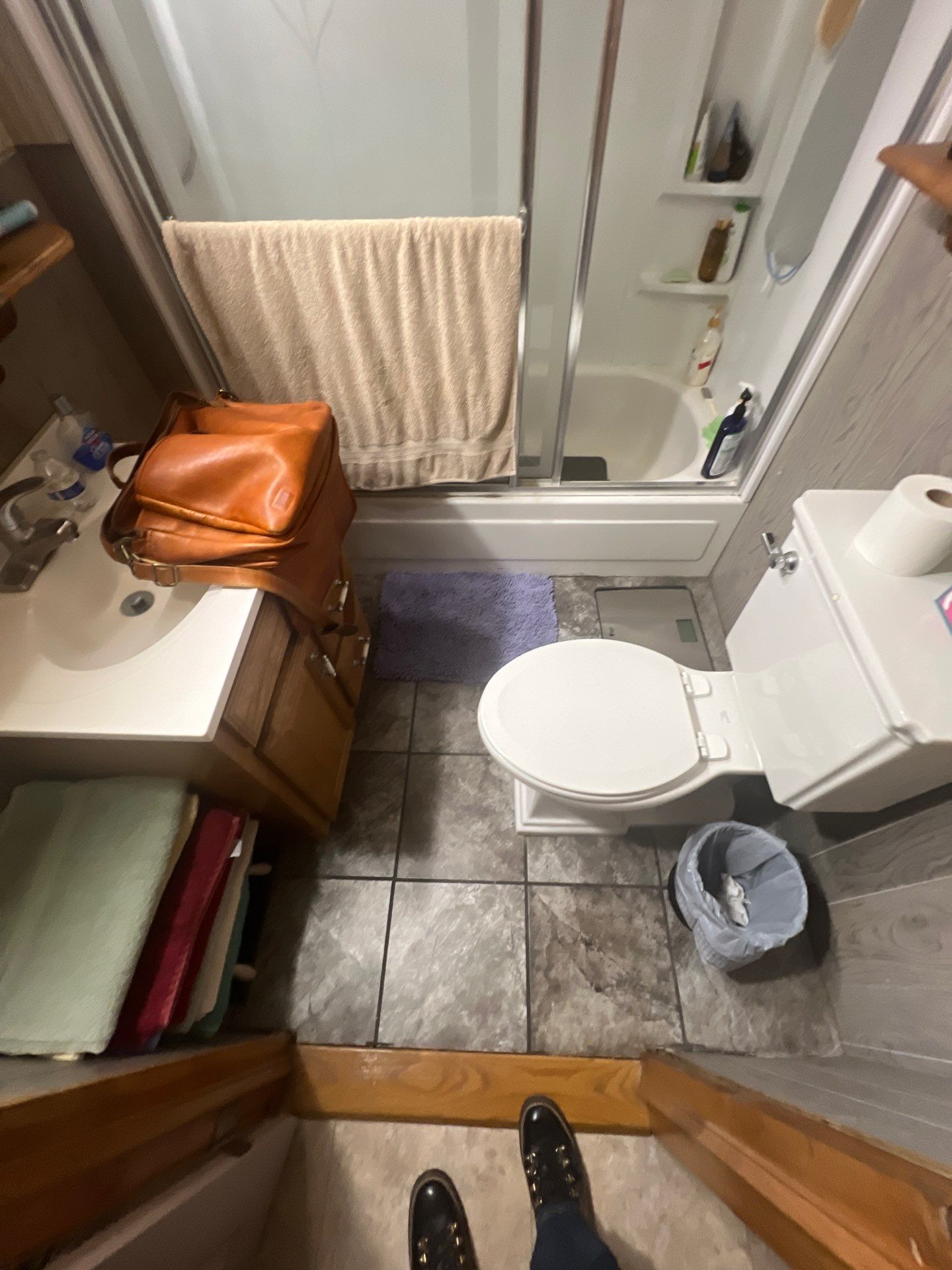 Small bathroom remodel with class! by The Shower Company