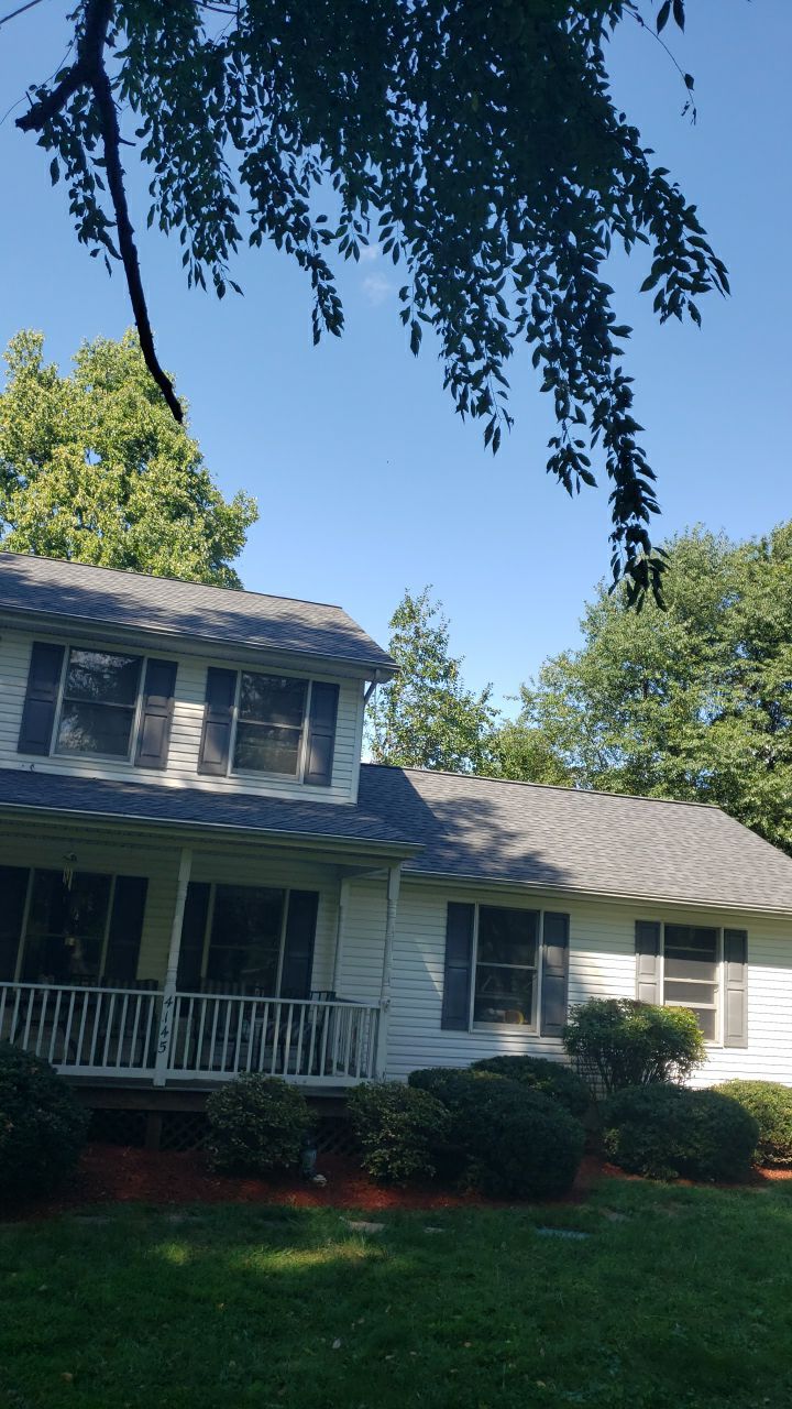 Marshall Roofing Project - Landmark Pro Max Def Pewterwood Designer Shingles by RM Banning, Inc.