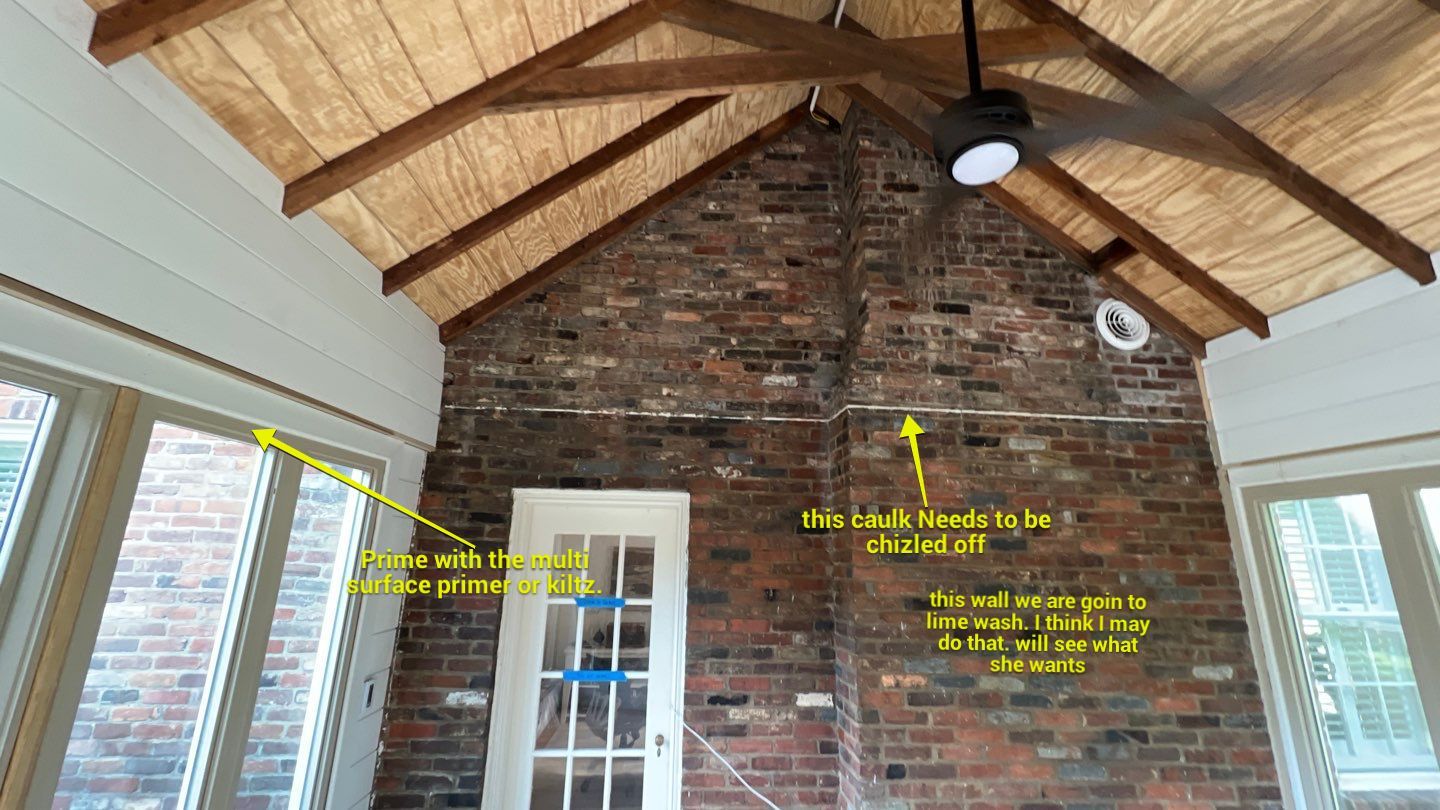 Exterior Painting using Romabio Masonry Flat by Nashville House Painters