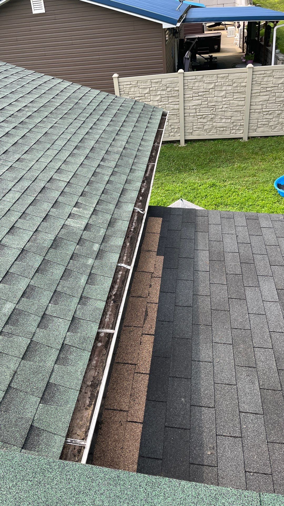 Residential Roofing Installation using GAF Timberline HDZ Hunter Green by Rainstoppers Roofing