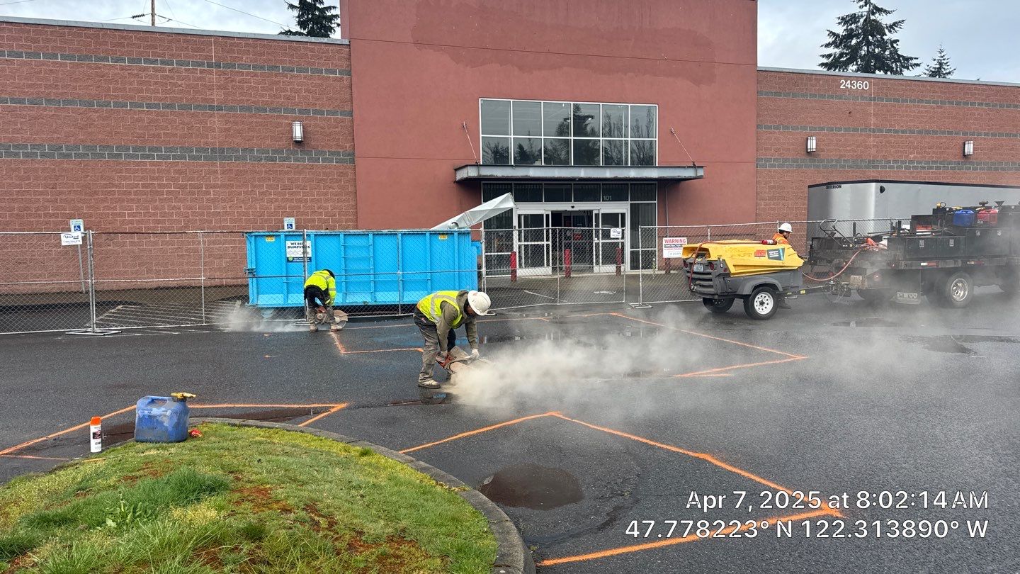 Asphalt Patch Repairs | Mountlake Terrace by Jireh Asphalt & Concrete Inc 