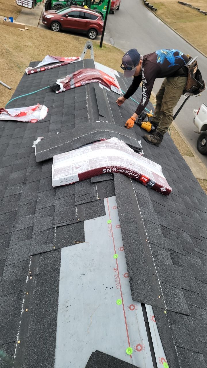 Residential Roofing Installation using Roof Replacement by American Roofing & Construction LLC