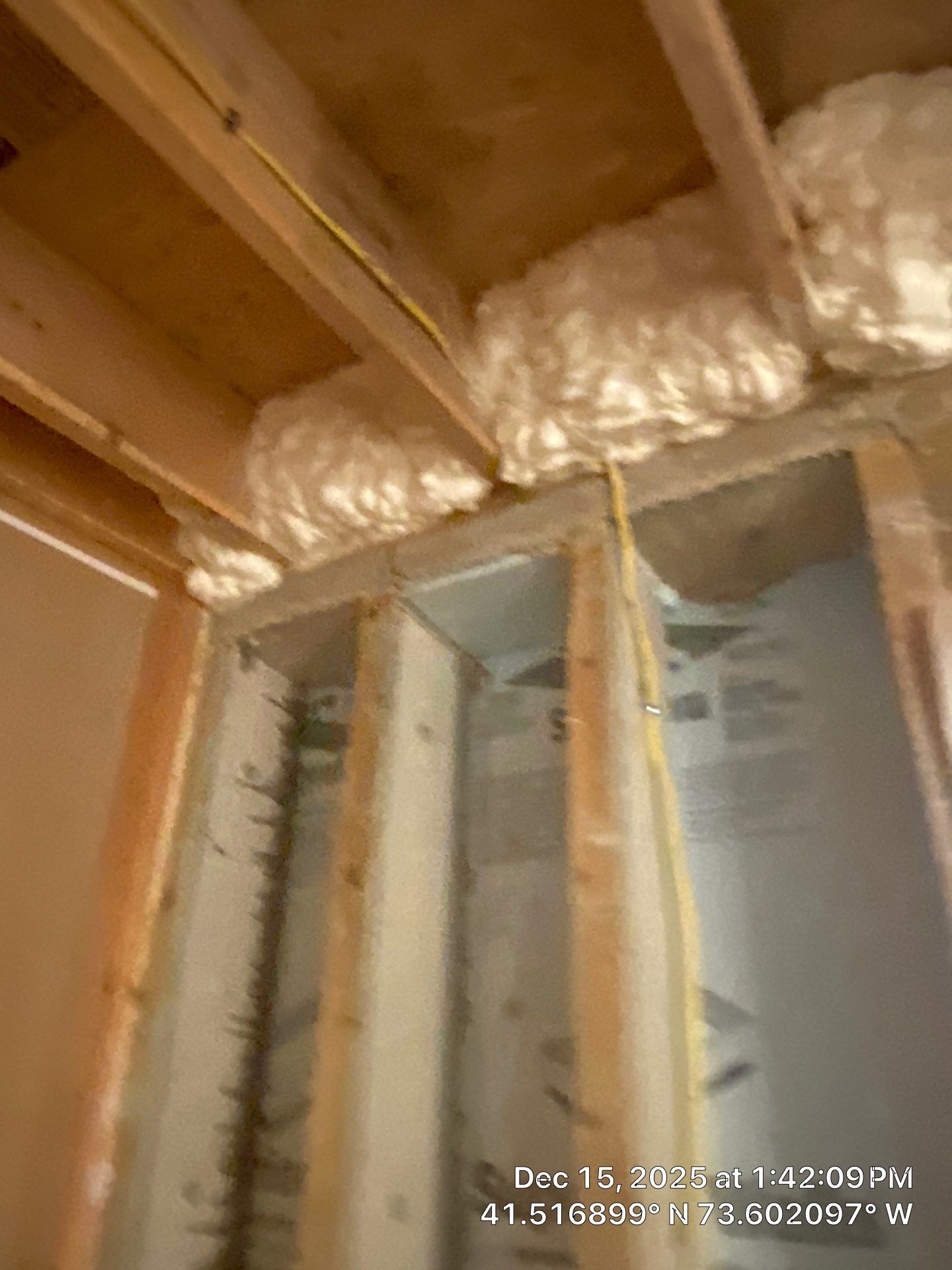 Attic Insulation using open cell spray foam by NYS Foam & Energy