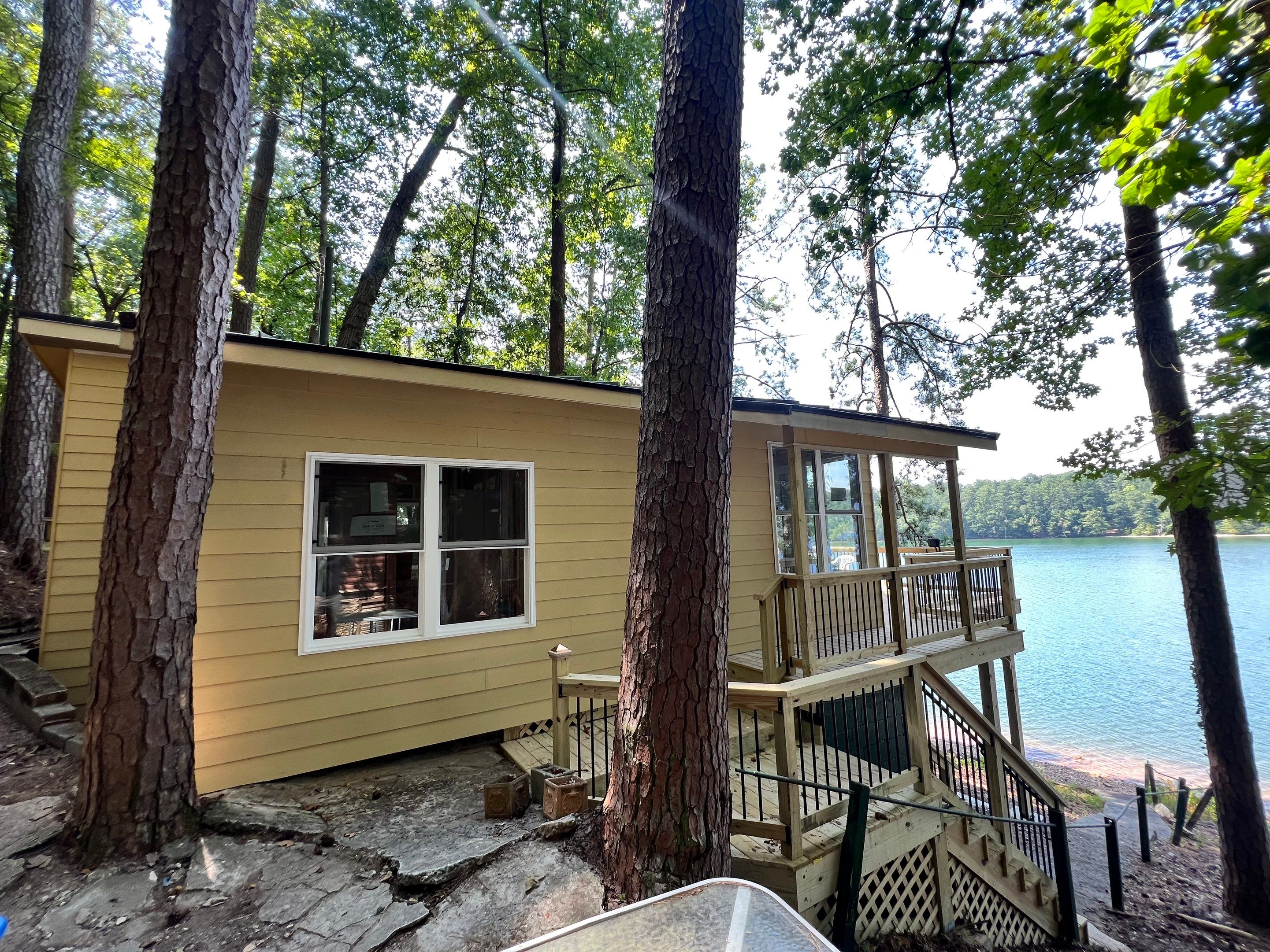 Lakefront Room Addition and Custom Deck Build in Acworth by Swift Home Renovations 