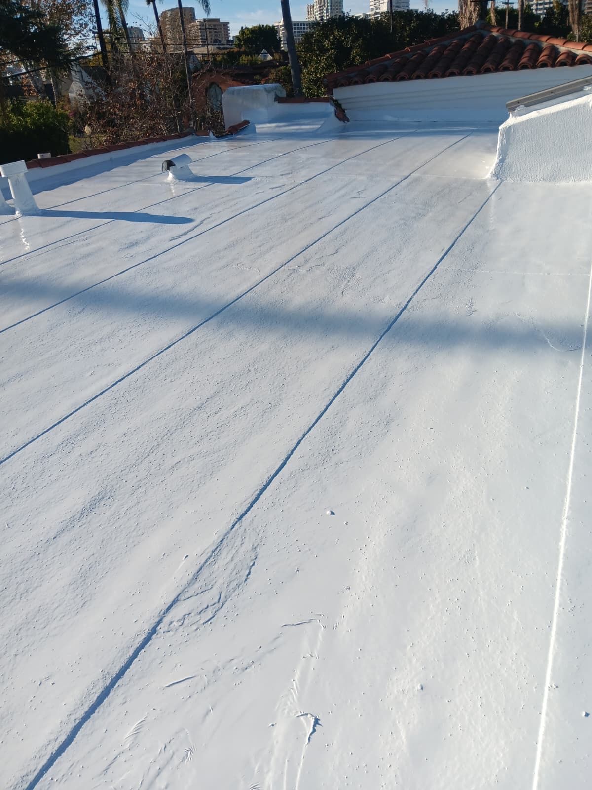 Residential Silicone Coating Project  by Hull Brothers Roofing