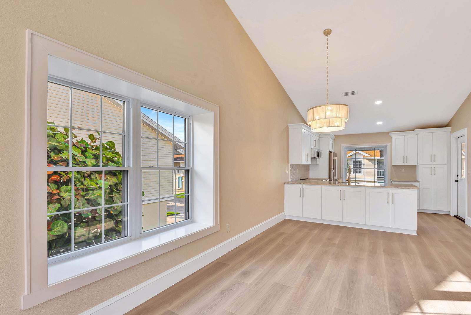 Treasure Island Interior Remodel Featuring Vaulted Ceilings and Custom Cabinetry by Vertical General Contracting