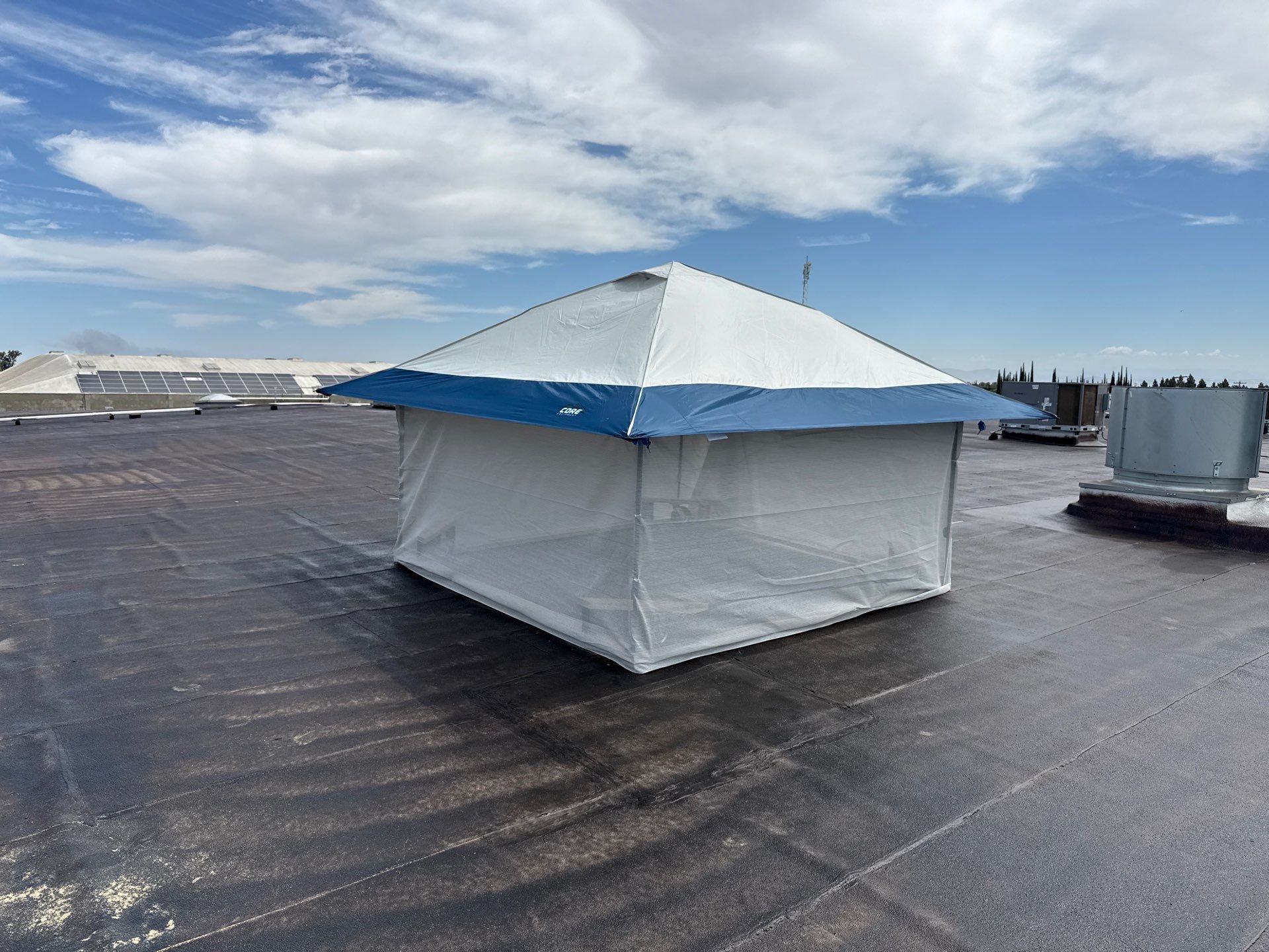 Pro Farms Spray foam roofing project by Straight Edge Roofing Inc