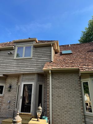 Turtle Shell gutter protection installation in St. Charles, IL 60174, photograph 11