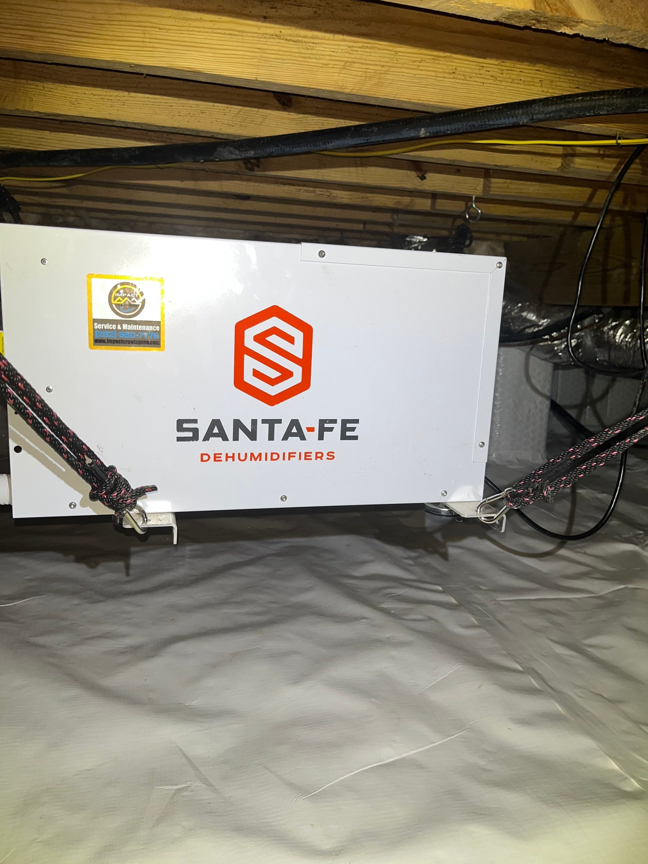 Impact Choice Encapsulation with French Drain and Crawlspace Doors by Impact Crawlspace