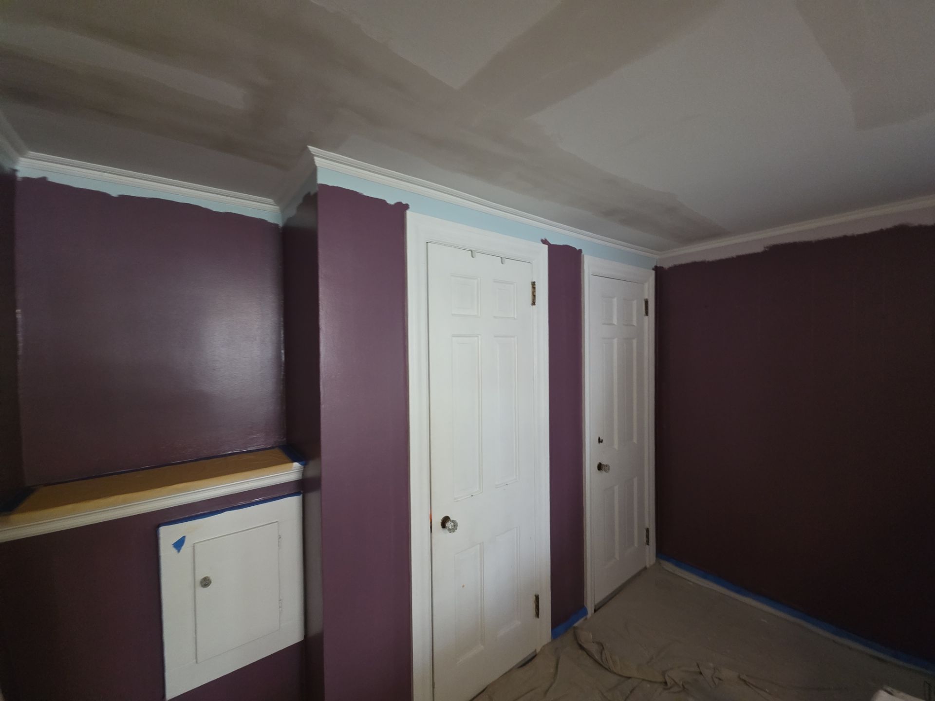 Interior Bedroom Painting and Drywall Repair in Grand Rapids by Gordon Painting