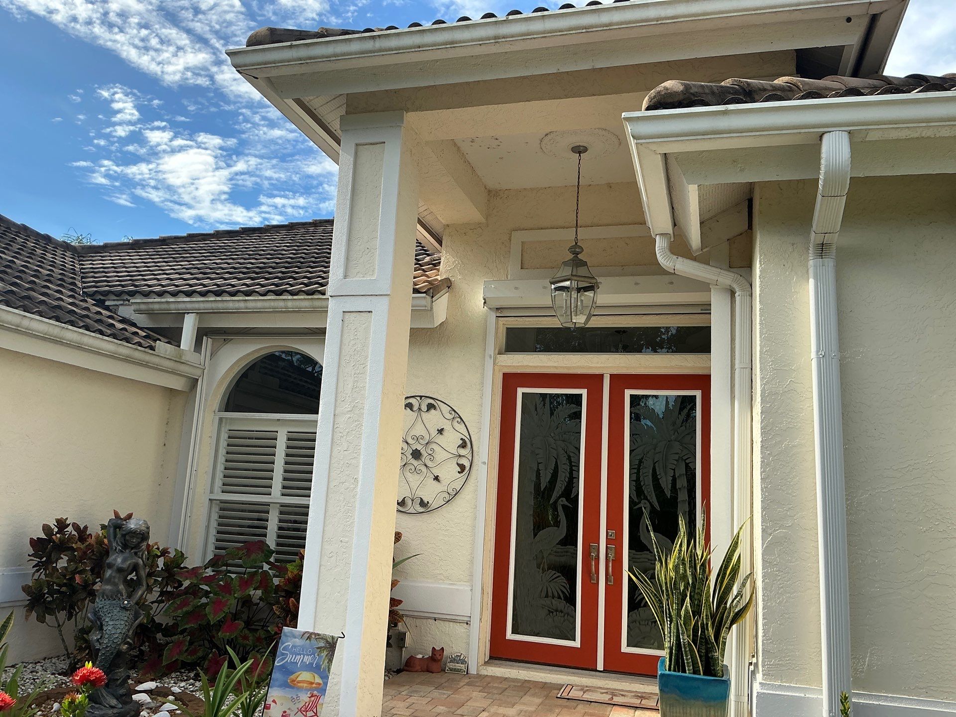 Downspout Installation in Sarasota FL by Gutter Professors